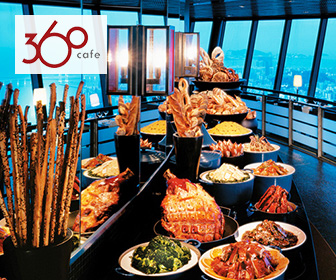 澳門旅遊塔360旋轉餐廳自助餐